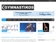 Tablet Screenshot of gymnastikos.com